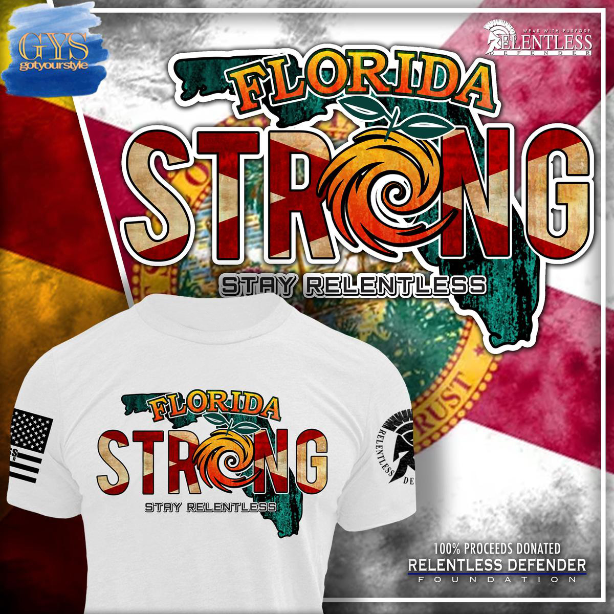 Florida Strong Stay Relentless Limited Edition T-Shirt