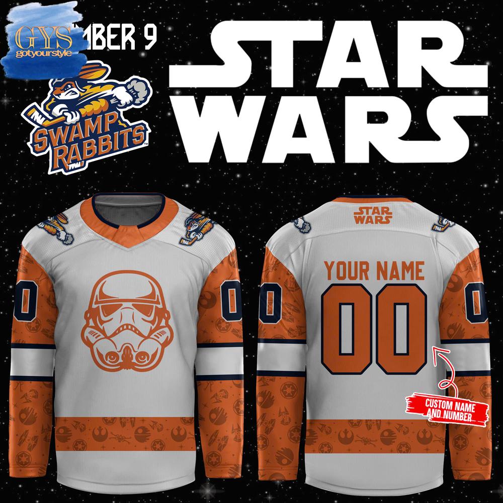 Greenville Swamp Rabbits x Star Wars Night 2024 Limited Edition Jersey