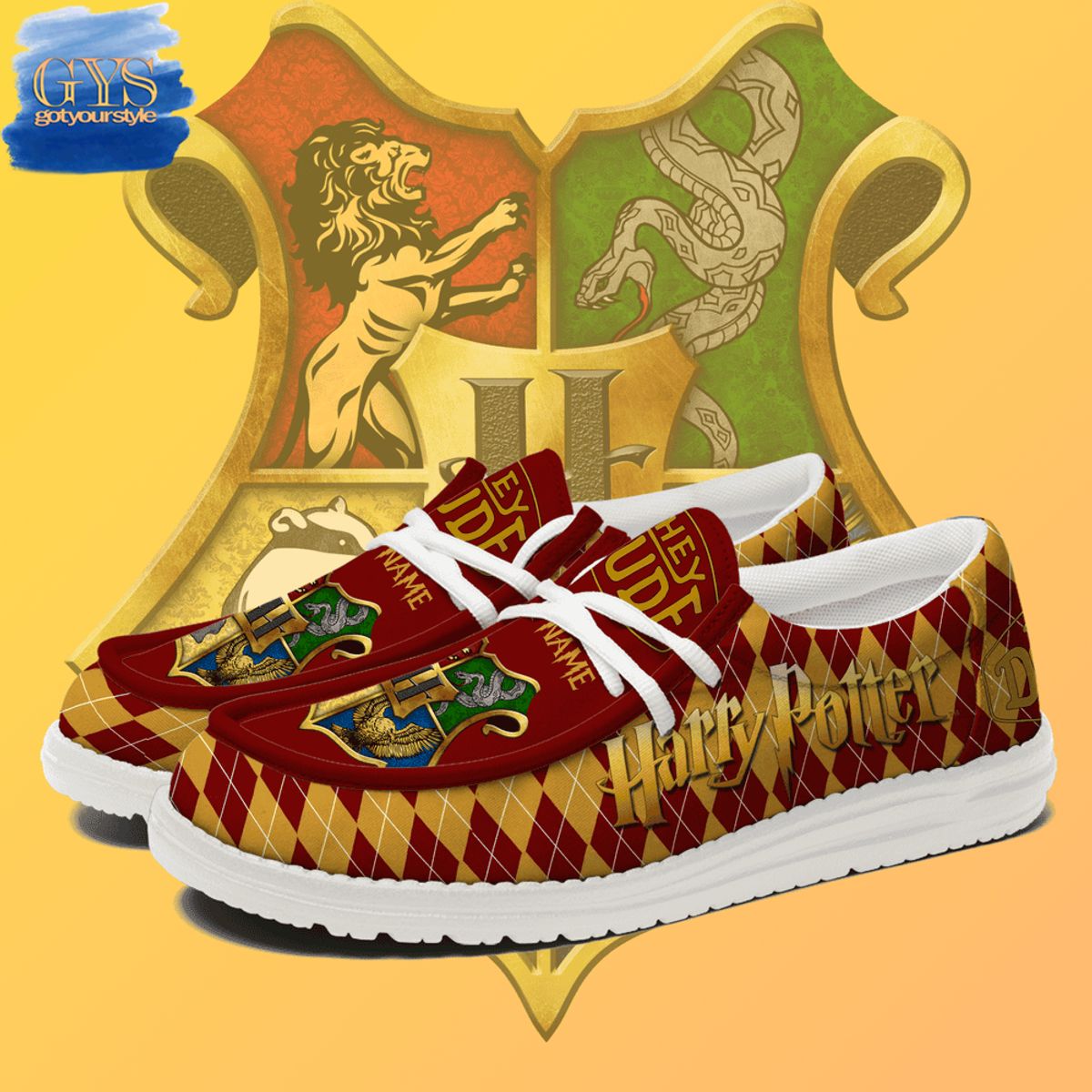 Gryffindor Harry Potter Limited Edition Hey Dude Shoes