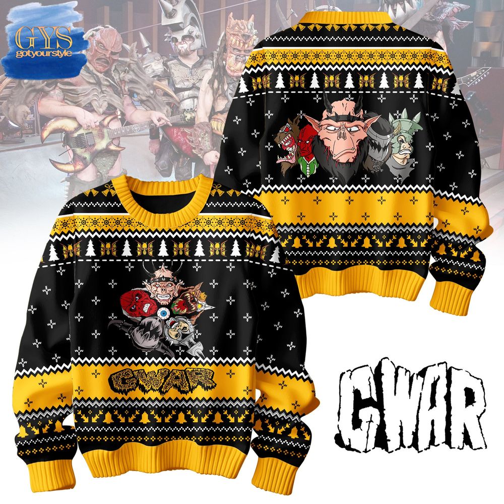 Gwar Band Limited Edition Ugly Christmas Sweater