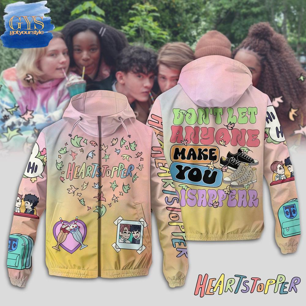 Heartstopper Don’t Let Anyone Make You Disappear Rush Jacket