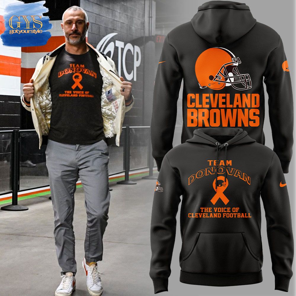 Honoring Jim Donovan Cleveland Browns Hoodie