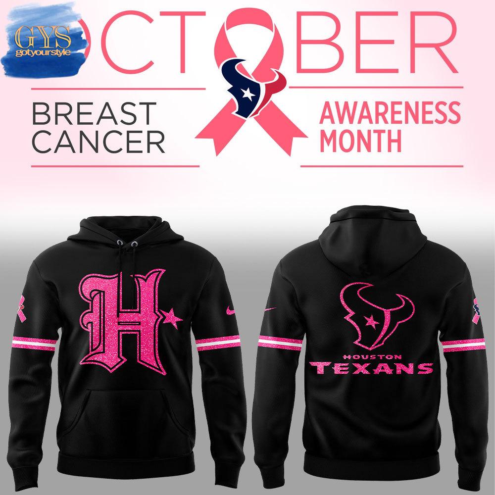 Houston Texans x Breast Cancer Awareness Month 2024 Hoodie