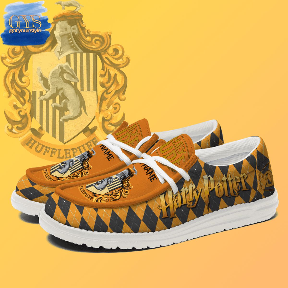 Hufflepuff Harry Potter Limited Edition Hey Dude Shoes