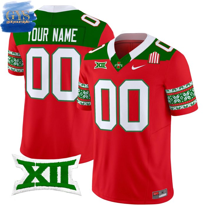 Iowa State Cyclones Christmas 2024 Limited Edition Football Jersey