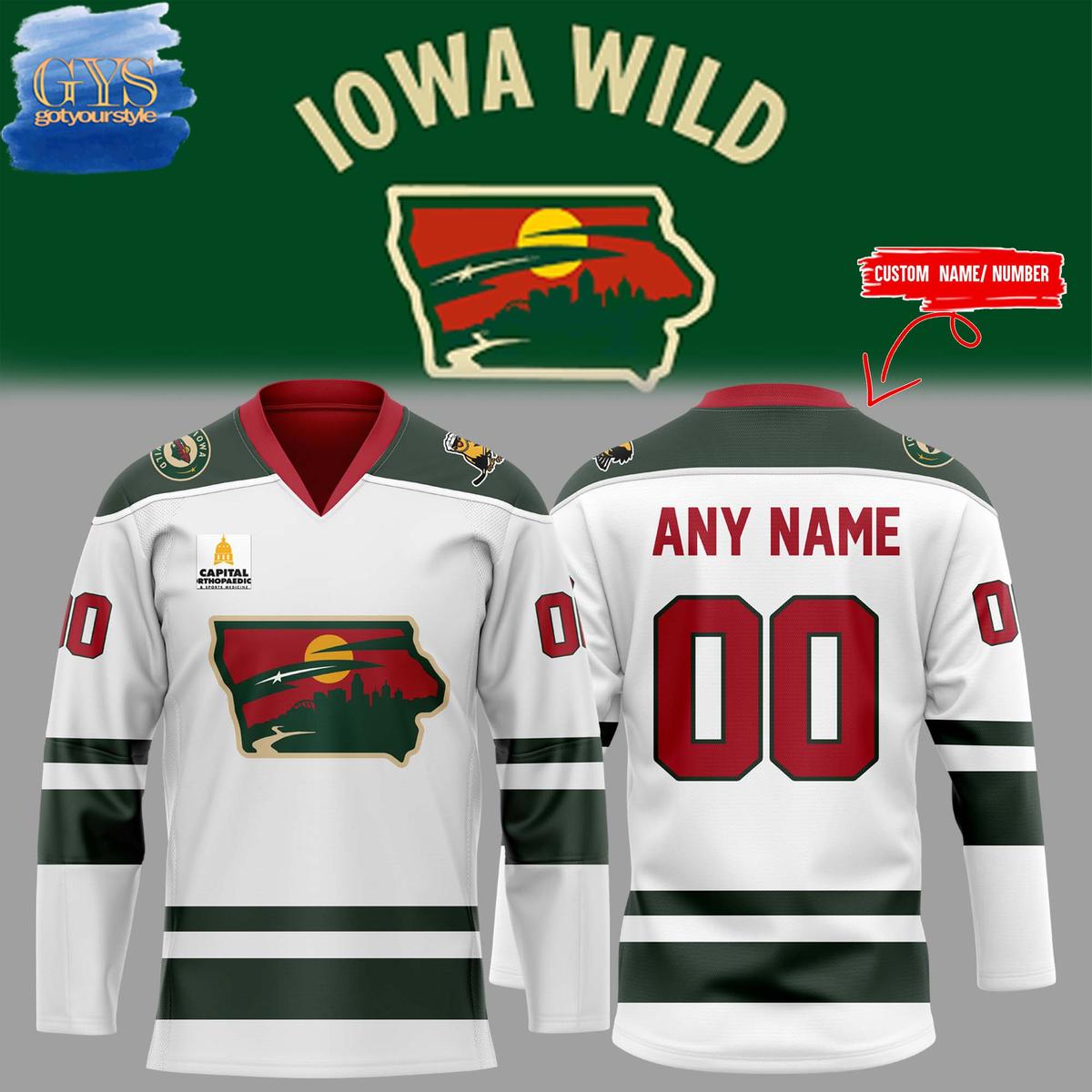 Iowa Wild Iowa Grown Alternate Limited Edition Jersey