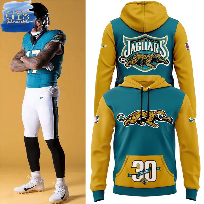 Jacksonville Jaguars Throwback Hoodie 2024