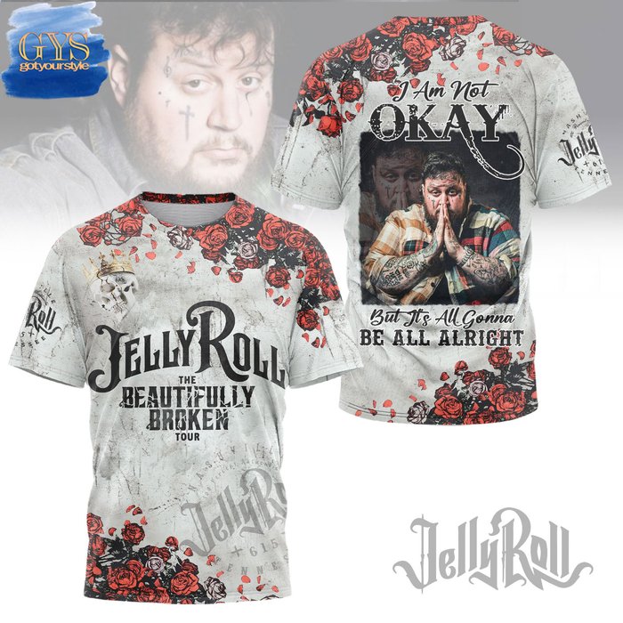 Jelly Roll The Beautifully Broken Tour Limited Shirt Collection