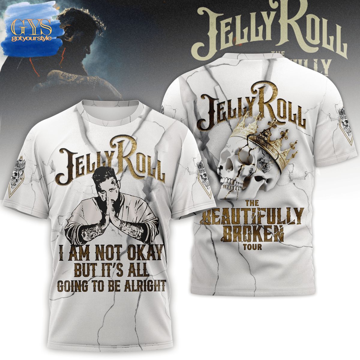 Jelly Roll The Beautifully Broken Tour Limited T-Shirt