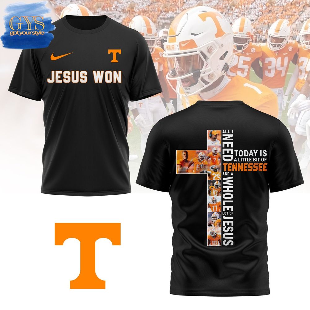 Jesus Won Tennessee Volunteers Limited Nike Shirt