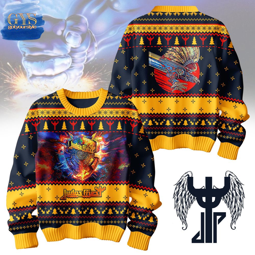 Judas Priest Hall Of Fame Christmas Ugly Sweater