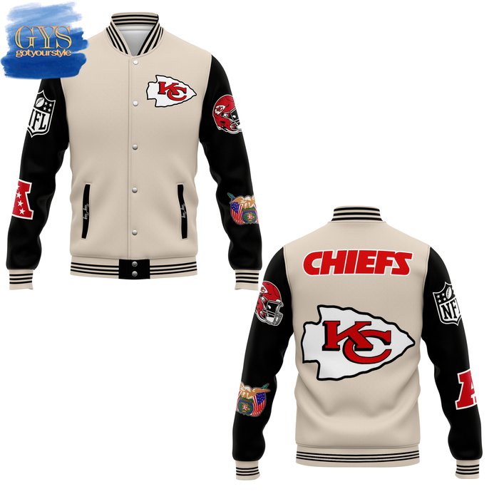 Kansas City Chiefs Nation Baseball Jacket