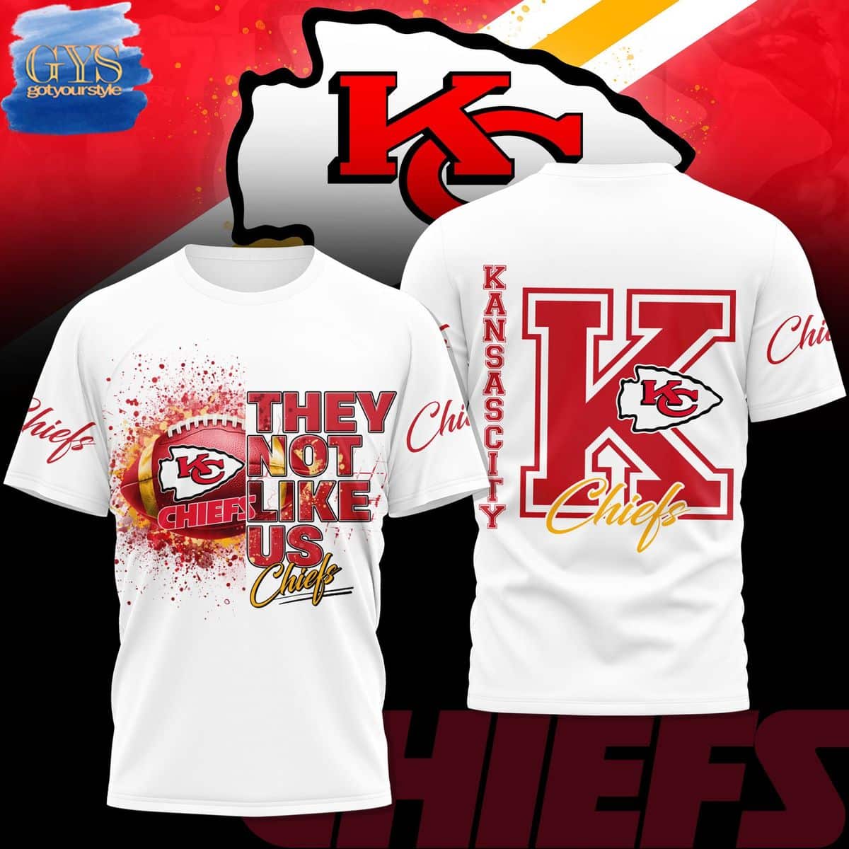 Kansas City Chiefs They Not Like Us Limited Edition T-Shirt