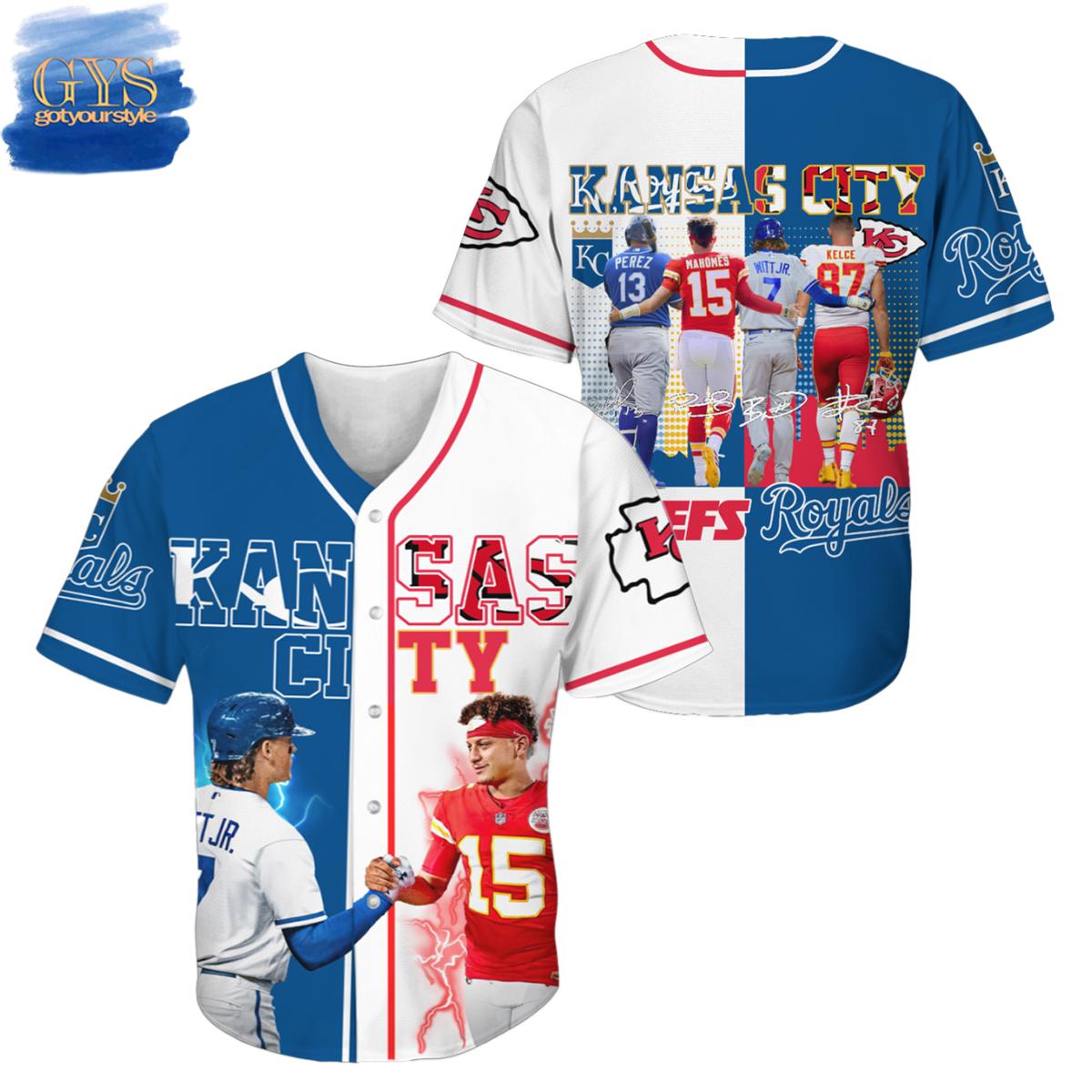 Kansas City Royals Chiefs Special Edition Baseball Jersey