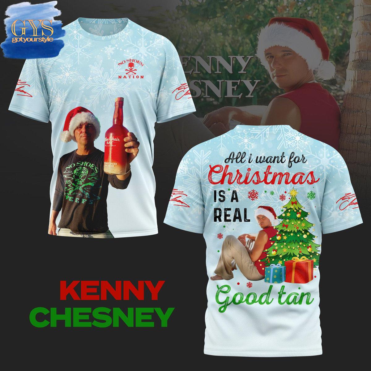 Kenny Chesney No Shoes Nation Christmas 2024 T-Shirt