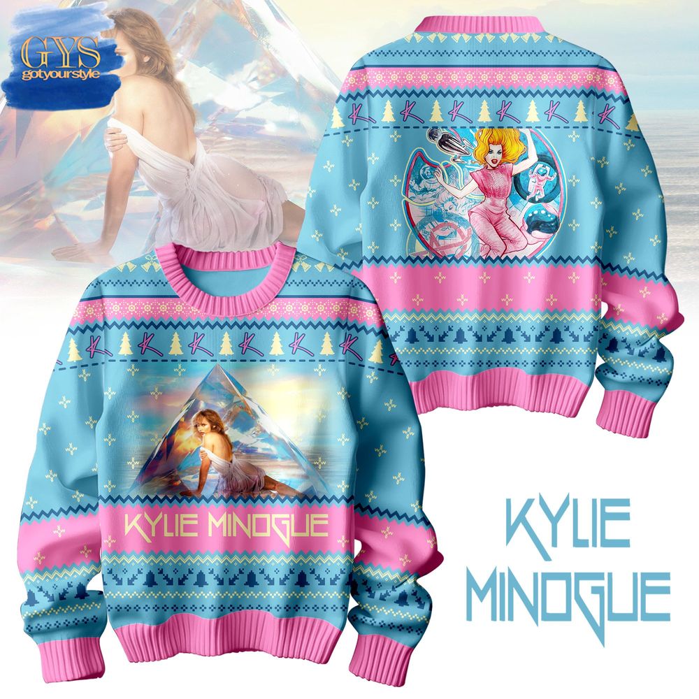 Kylie Minogue Winter Ugly Christmas Sweater