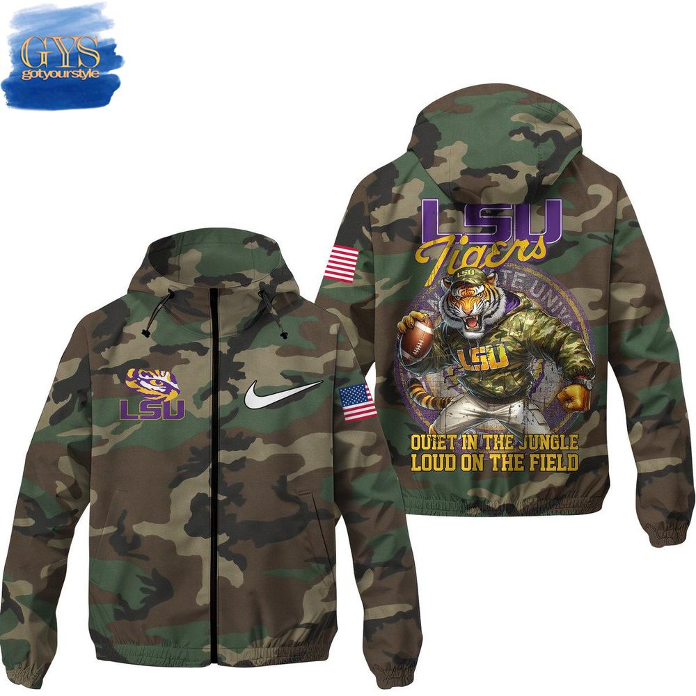 LSU Tigers Loud On The Field Camo Rush Jacket