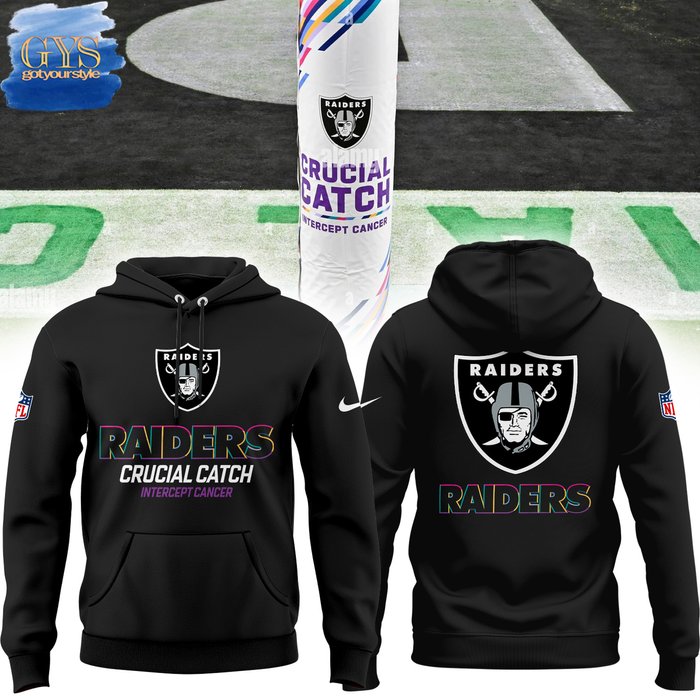 Las Vegas Raiders 2024 NFL Crucial Catch Hoodie