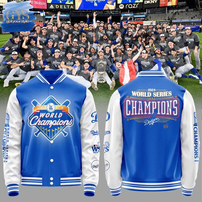 Limited Edition LA Dodgers 2024 World Series Champions Baseball Jacket