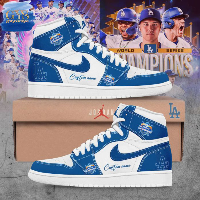 Los Angeles Dodgers 2024 World Series Champions Air Jordan