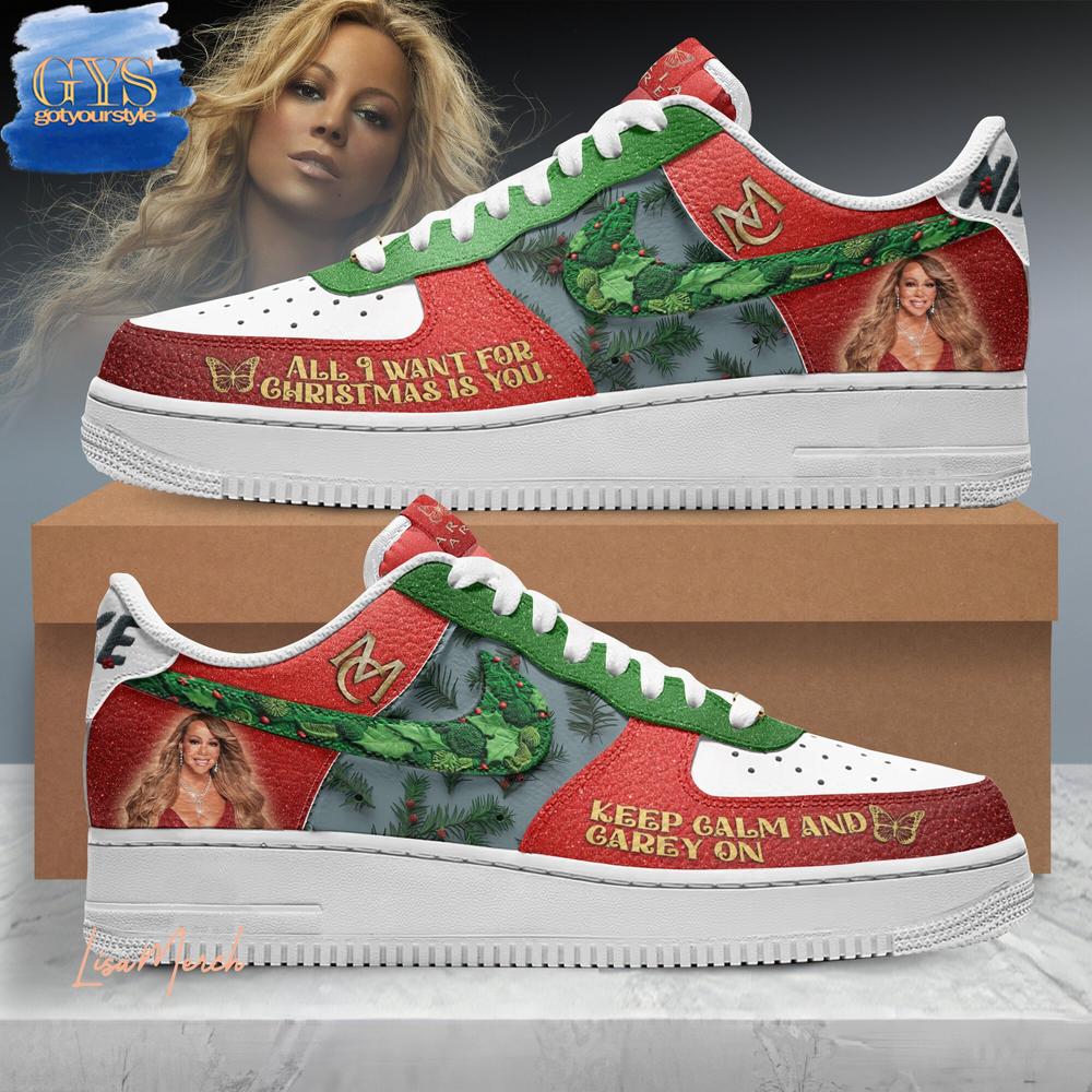 Mariah Carey Xmas 2024 Special Edition Air Force 1