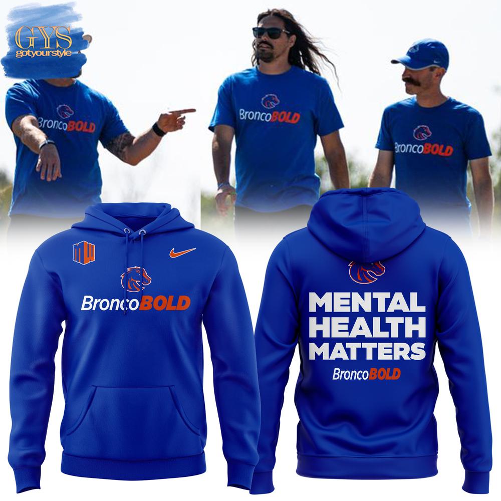 Mental Health Matters Boise State Broncos Limited Hoodie