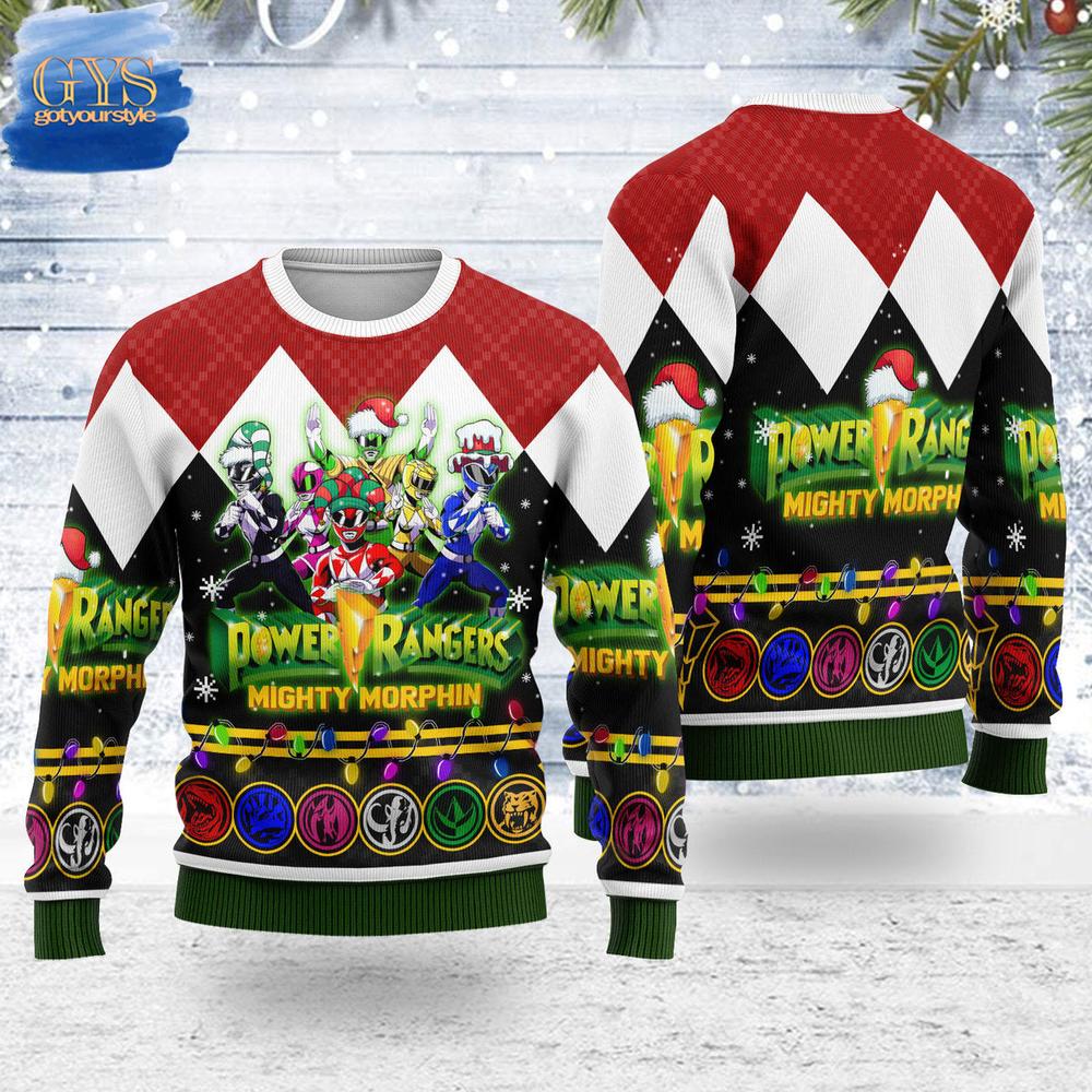 Merry Christmas HoHo Power Rangers MM Unisex Sweater