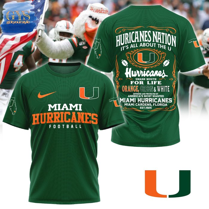 Miami Hurricanes Nation 2024 Limited Shirt Collection