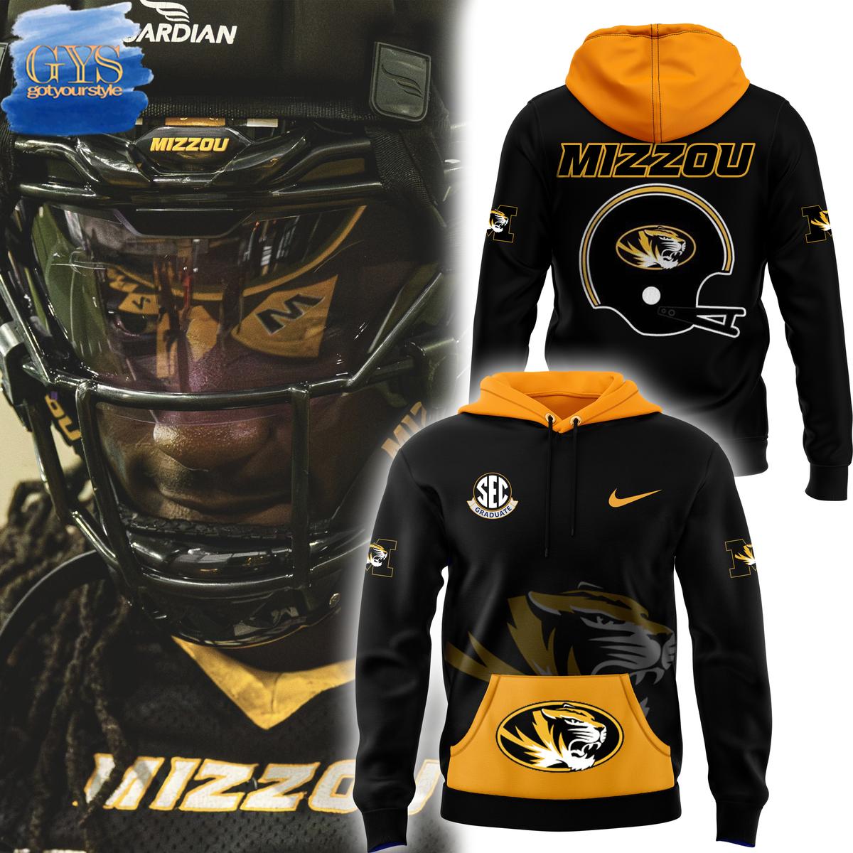 Missouri Tigers Nike Black Shadow 2024 Hoodie