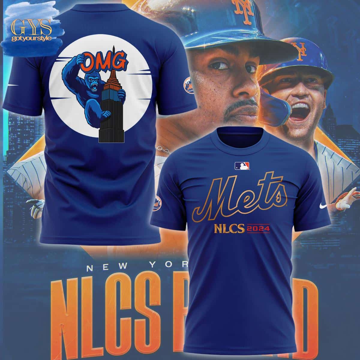 NLCS 2024 New York Mets OMG Special Edition Shirt