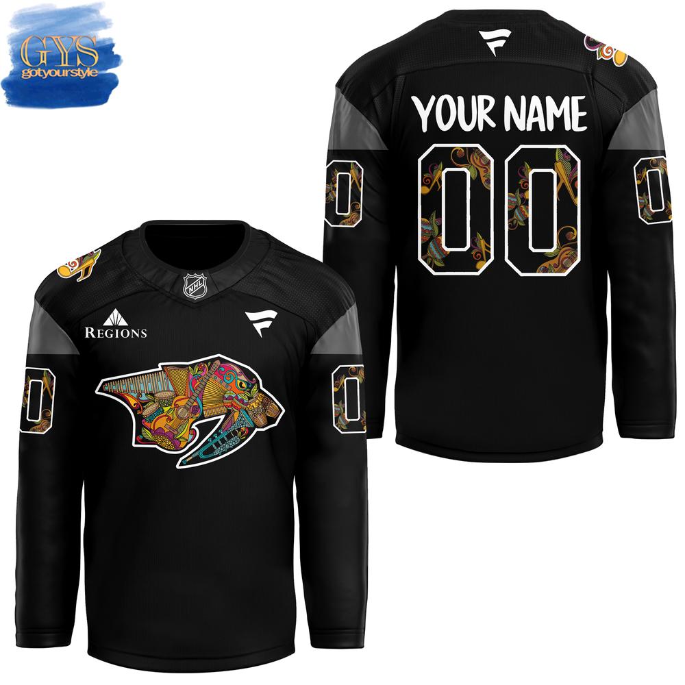 Nashville Predators x Hispanic Music Heritage Night 2024 Hockey Jersey