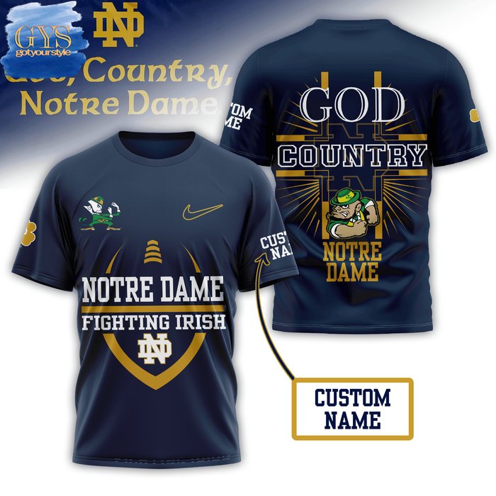 Notre Dame God Country Limited Shirt Collection