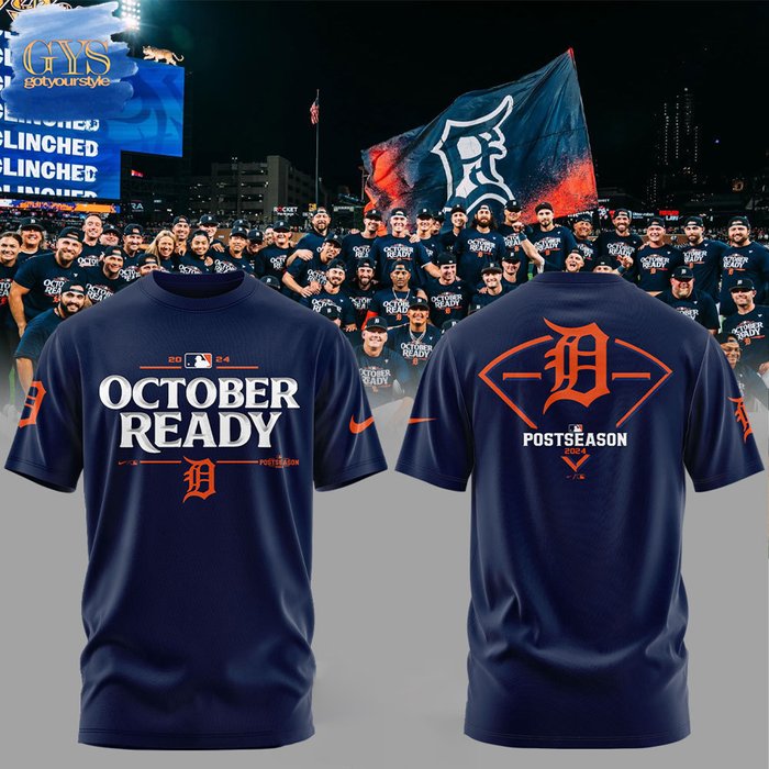 October Ready Detroit Tigers 2024 Postseason Limited Shirt