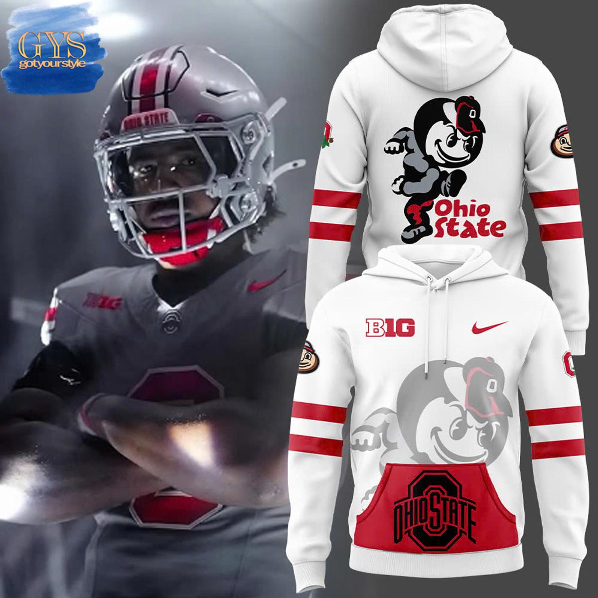 Ohio State Buckeyes Nike White Game 2024 Limited Edition Hoodie