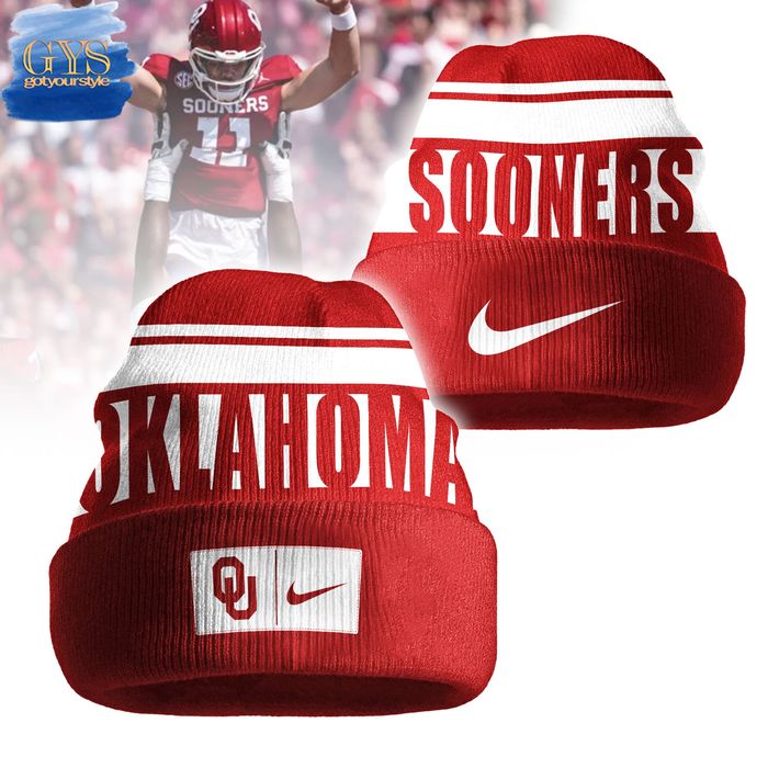 Oklahoma Sooners Red Nike Beanie Hat