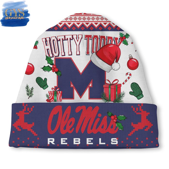 Ole Miss Hotty Toddy Beanie Hat