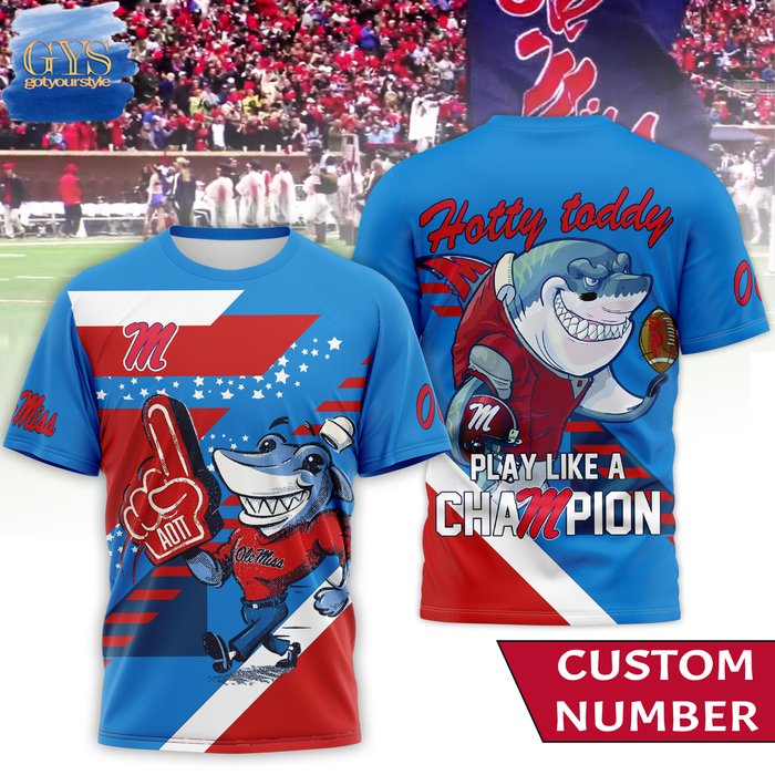 Ole Miss Play Like A Champion Shirt Collection