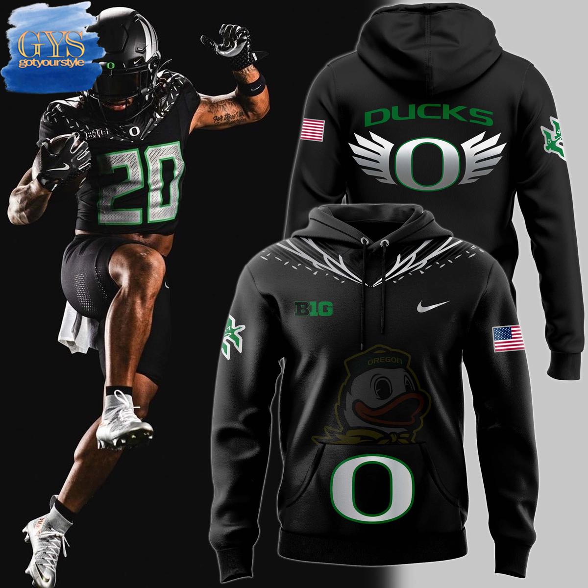 Oregon Ducks Disrupt The Darkness Nike Hoodie