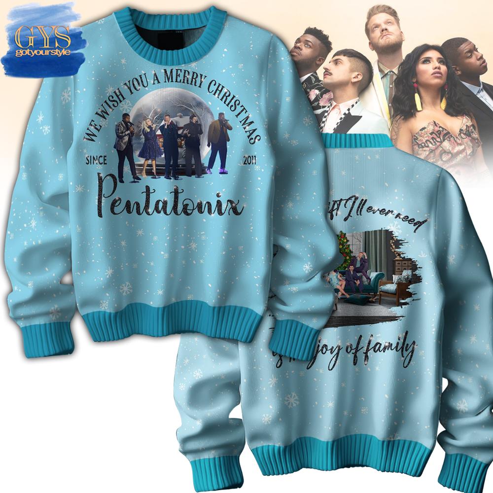 Pentatonix 2024 Merry Christmas Ugly Sweater