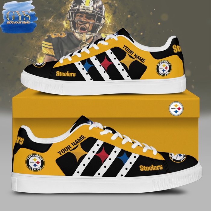 Pittsburgh Steelers Custom Name Stan Smith Shoes