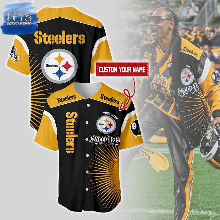 Pittsburgh Steelers x Snoop Dogg Limited Baseball Jersey