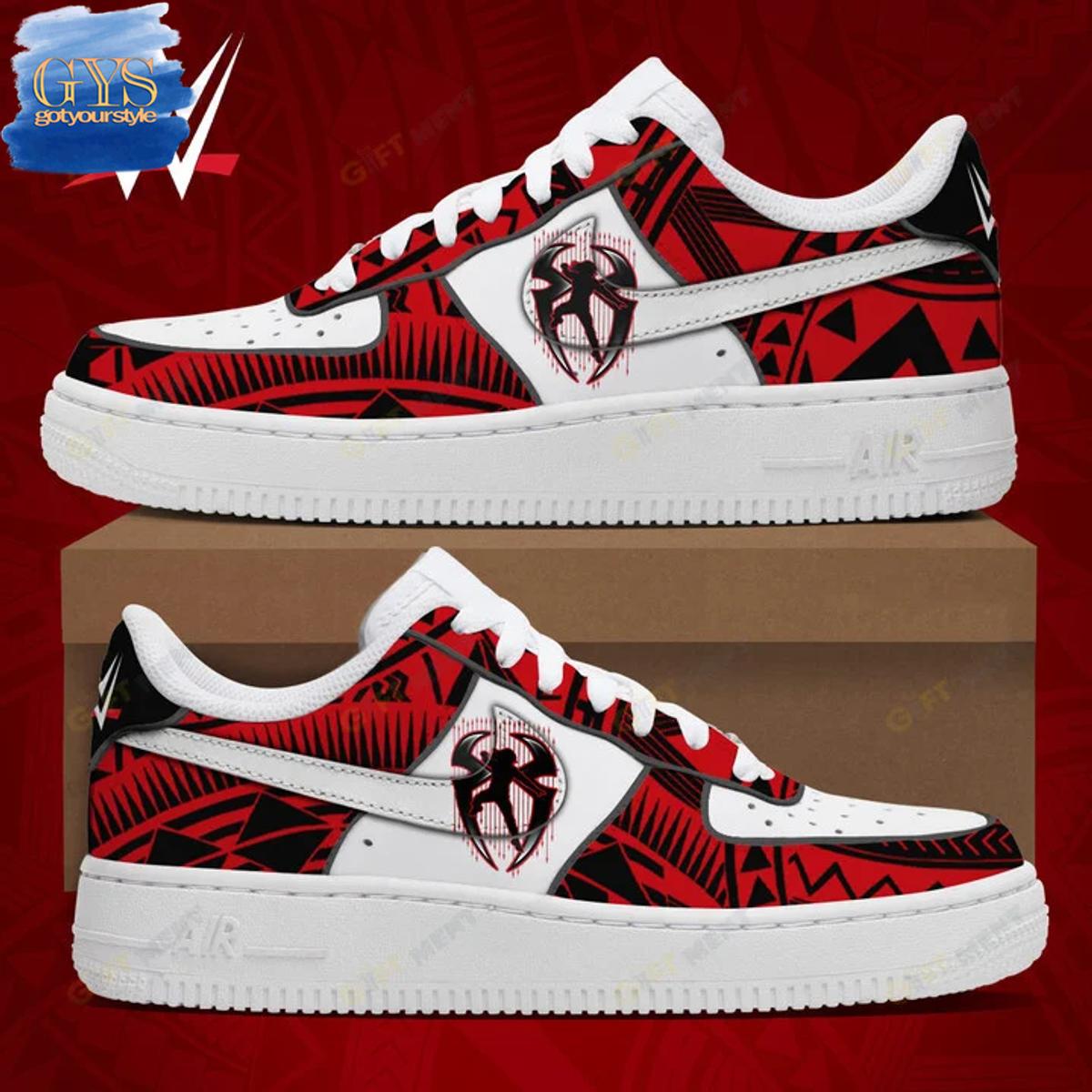 Roman Reigns WWE Special Edition Air Force 1 Sneakers