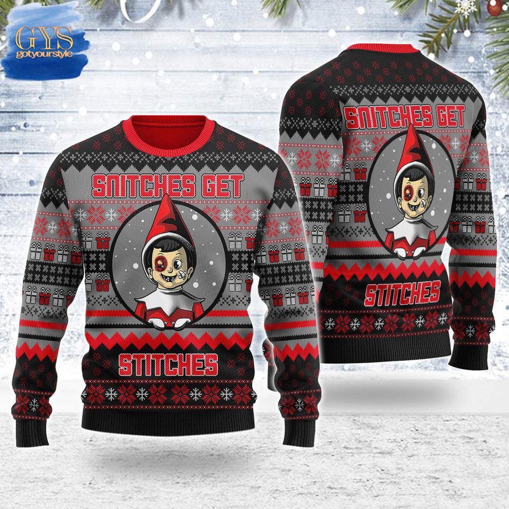 SNITCHES GET STITCHES Christmas Sweater