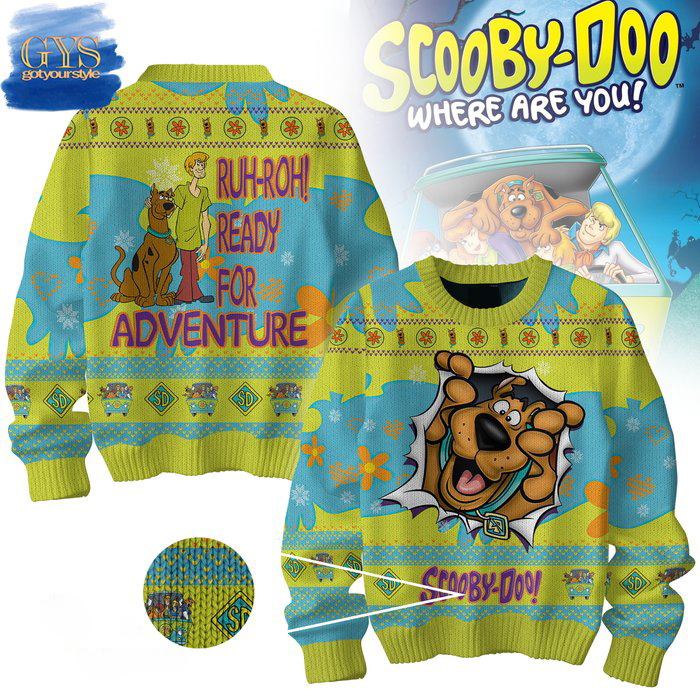 Scooby Doo Ruh-Roh Ugly Sweater