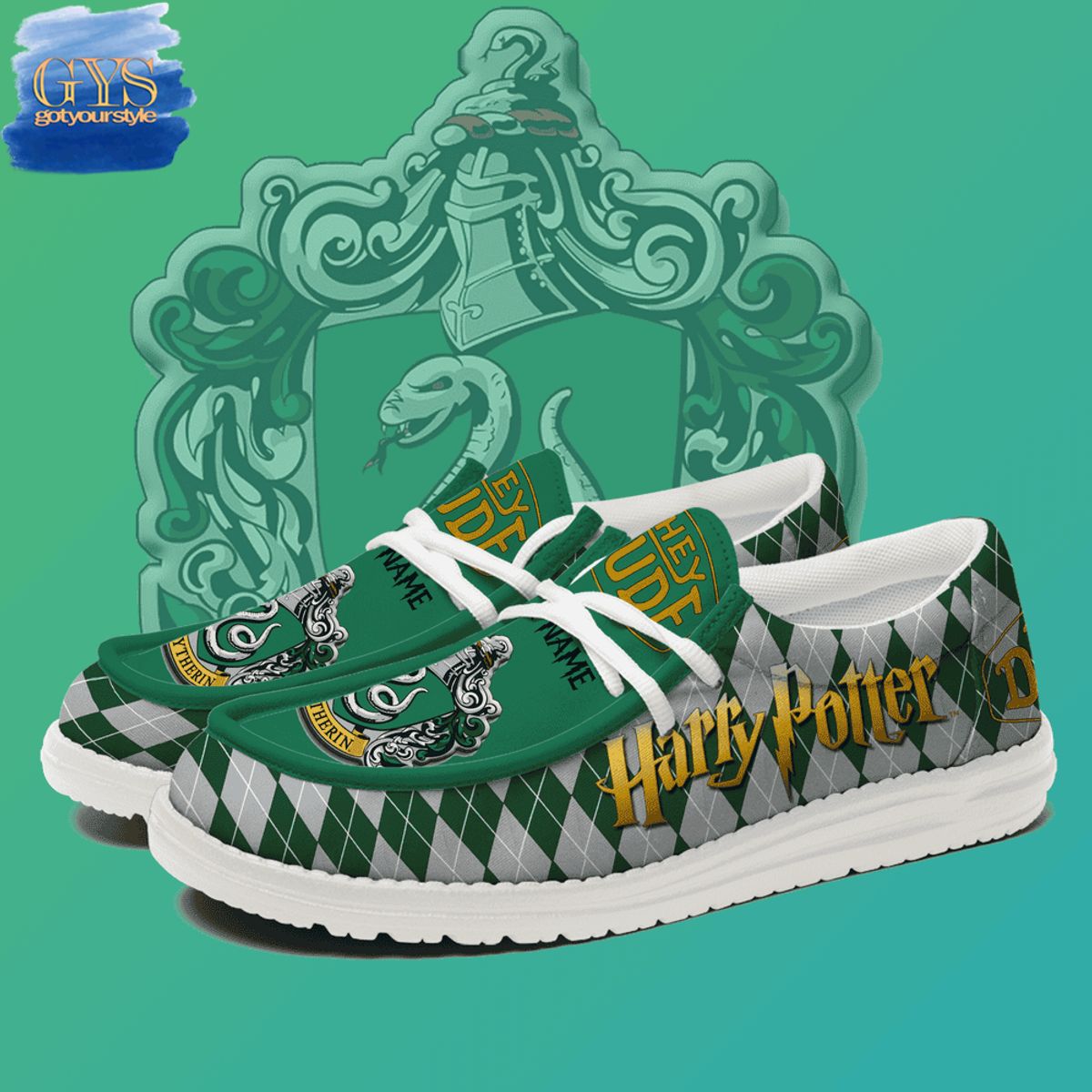 Slytherin Harry Potter Limited Edition Hey Dude Shoes