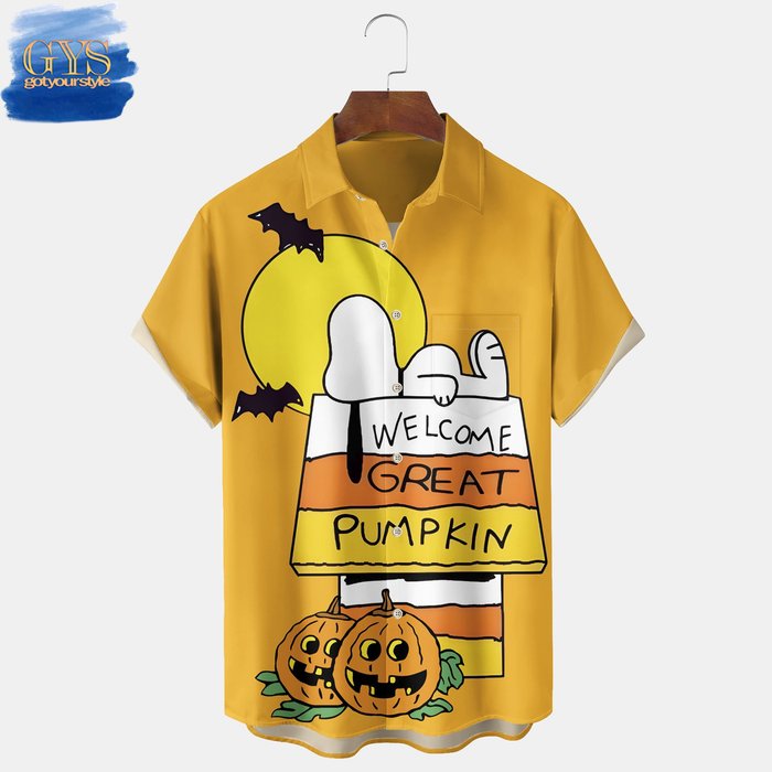 Snoopy Halloween Great Pumpkin Hawaiian Shirt