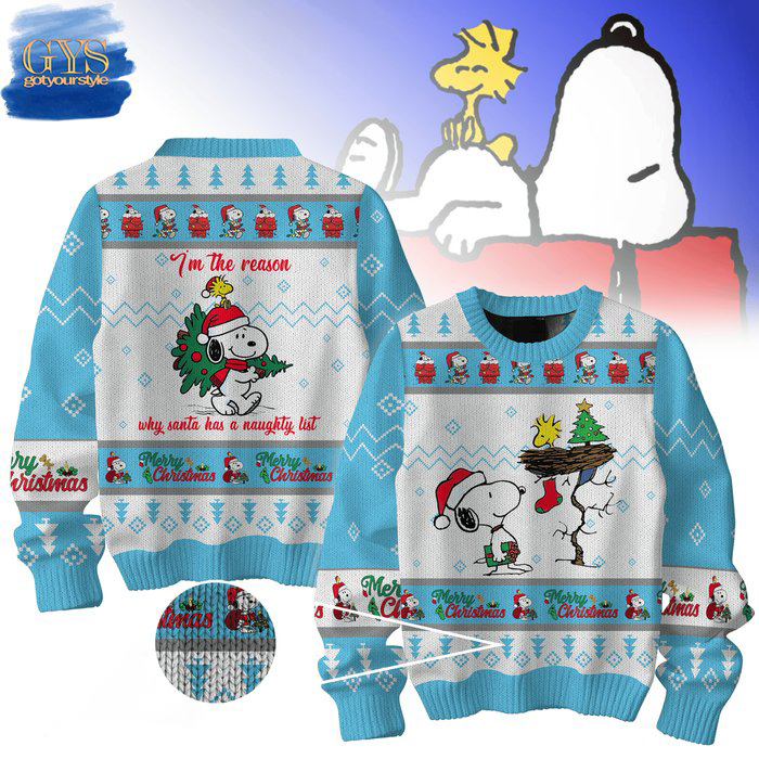 Snoopy Merry Christmas 2024 Ugly Sweater