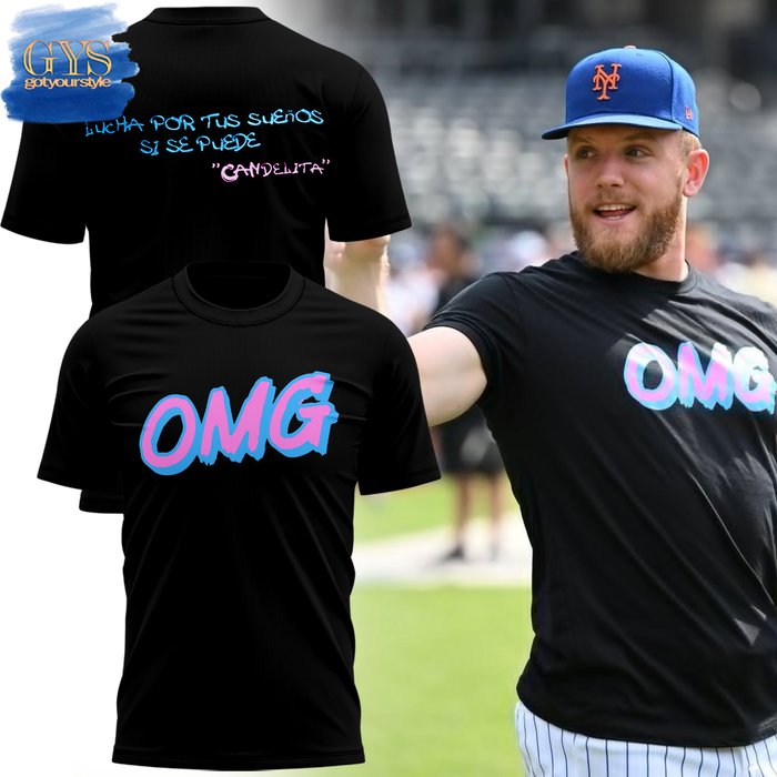 Special Edition OMG New York Mets 2024 Black T-Shirt