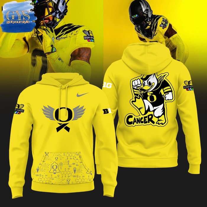 Stomp Out Cancer Oregon Ducks Special Edition Hoodie