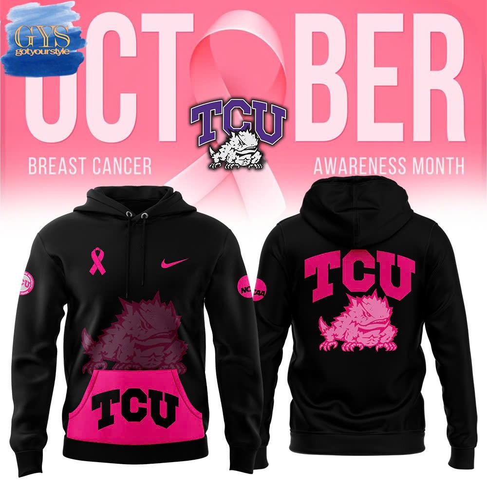 TCU Horned Frogs Stomp Out Cancer 2024 Limited Edition Hoodie